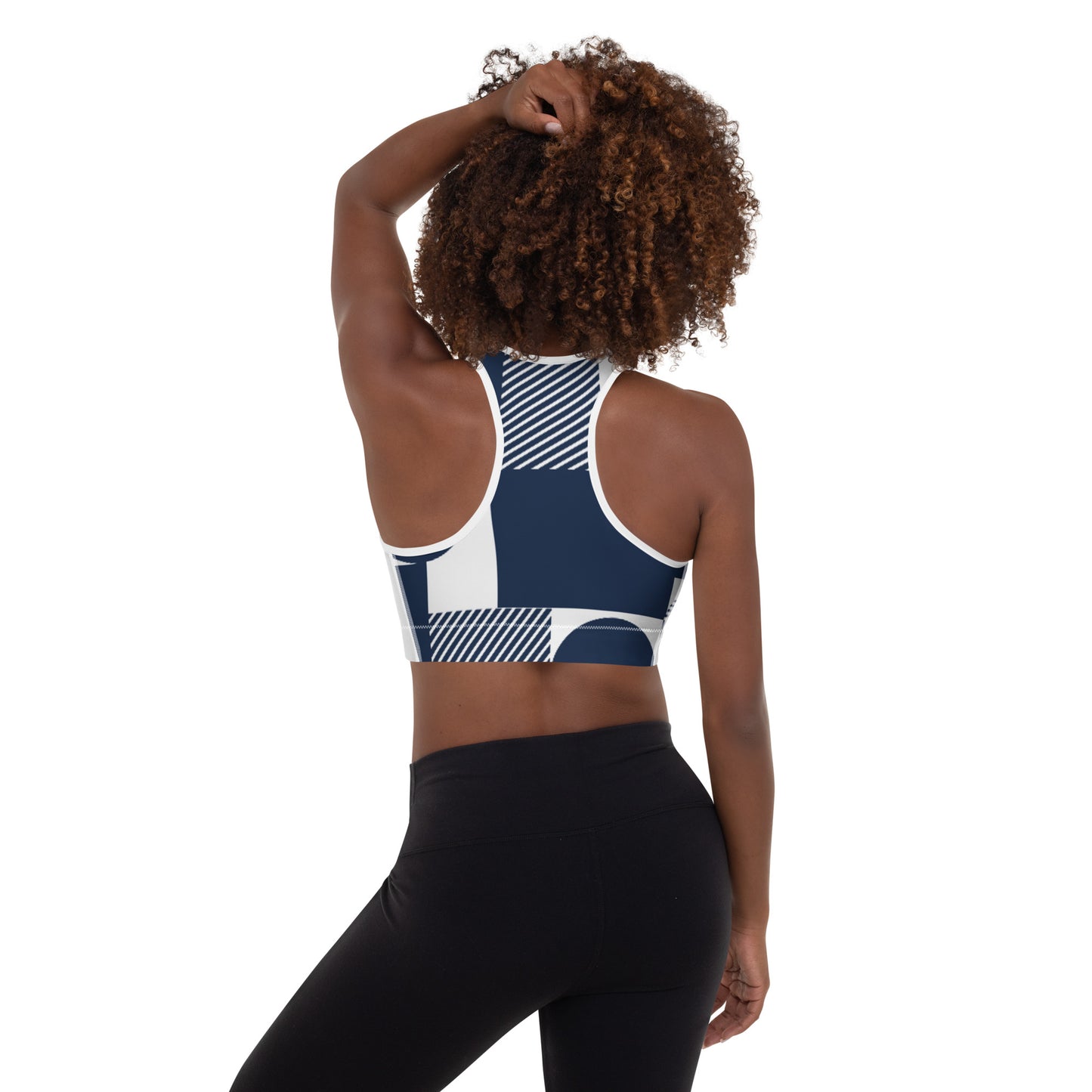 Perfectly Imperfect Padded Sports Bra with Back Design