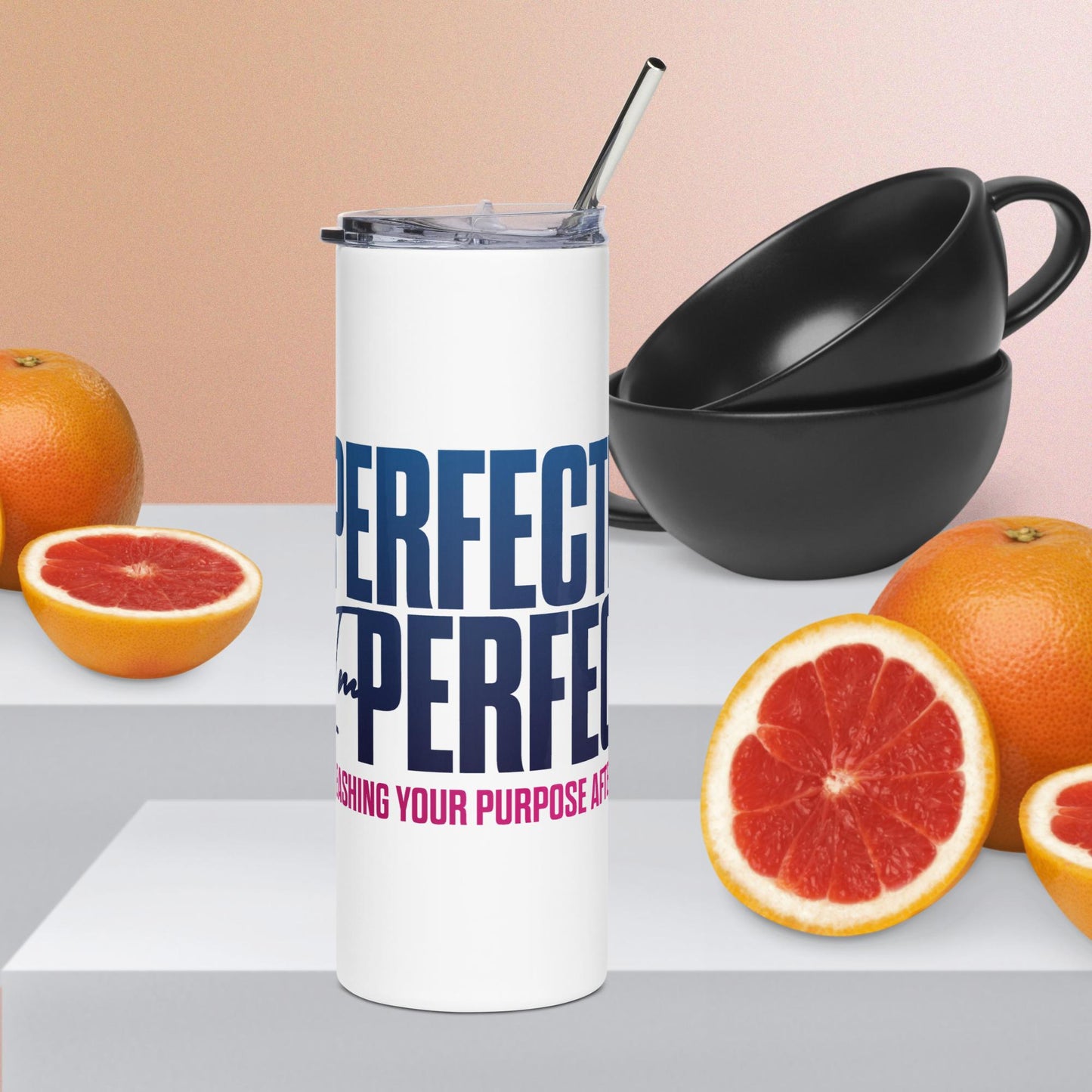 Perfectly Imperfect stainless steel tumbler