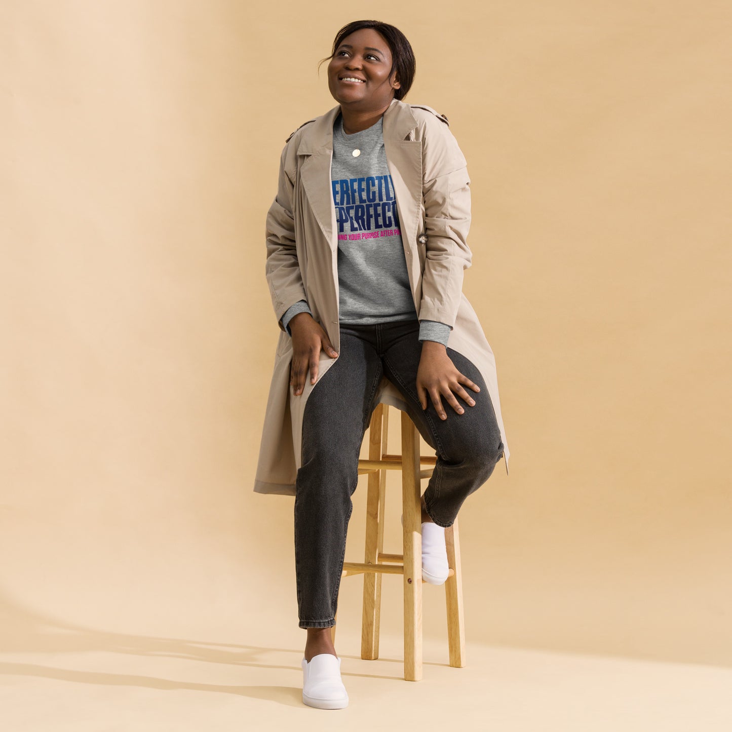 Perfectly Imperfect Unisex Premium Sweatshirt