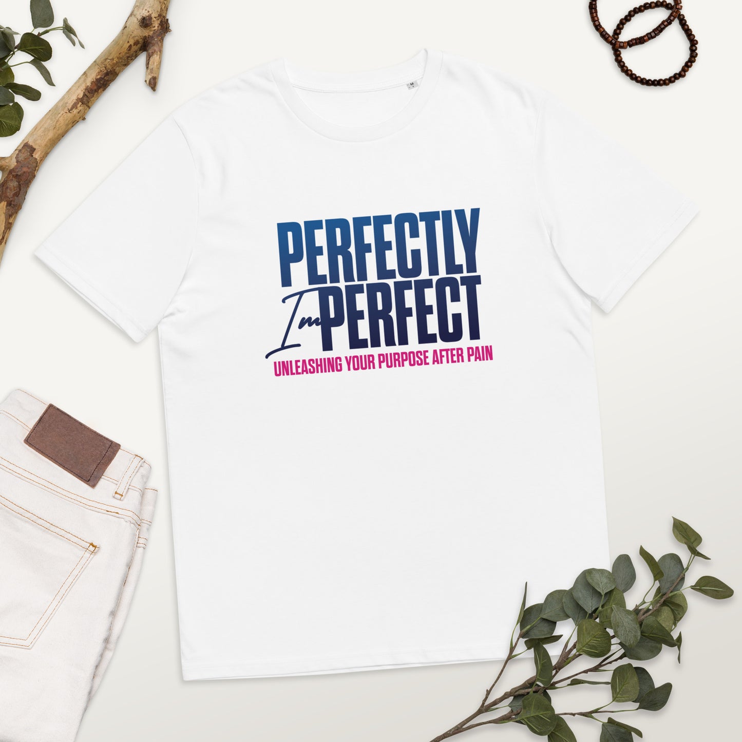 Perfectly Imperfect Unisex organic cotton t-shirt