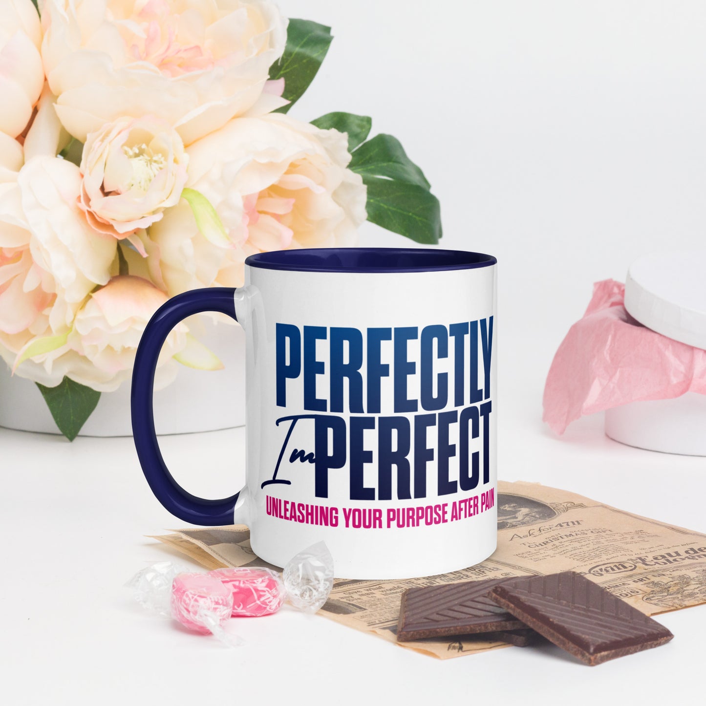 Perfectly Imperfect Mug with Color Inside