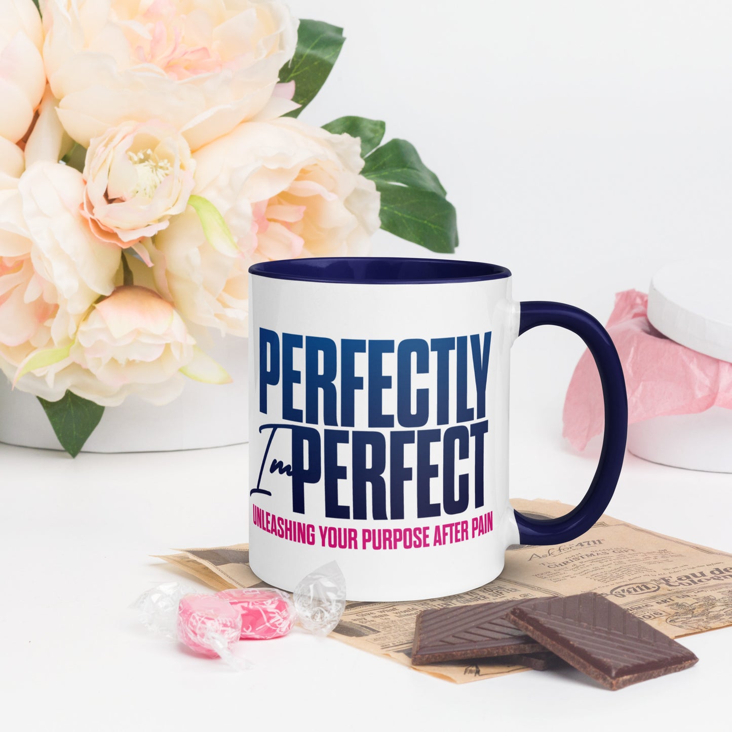 Perfectly Imperfect Mug with Color Inside