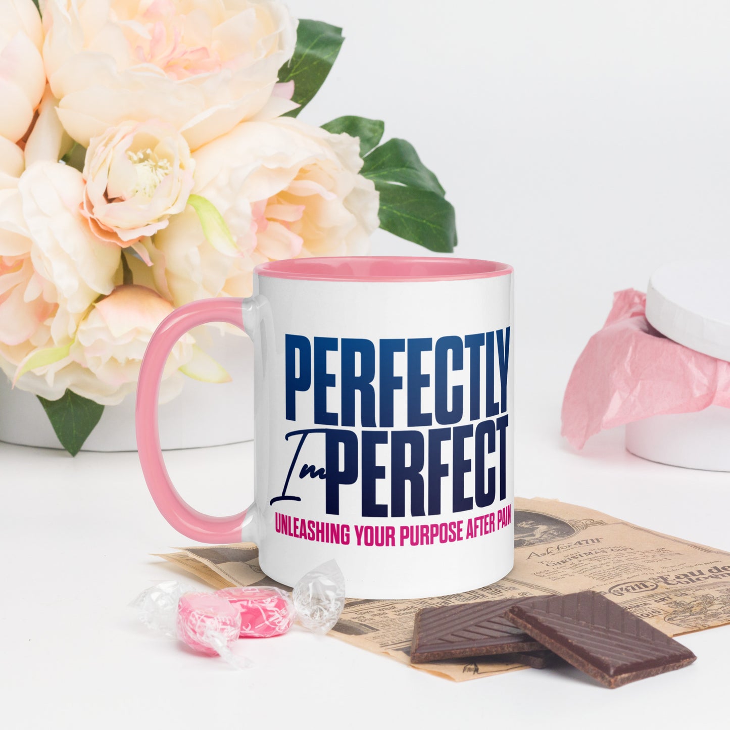 Perfectly Imperfect Mug with Color Inside