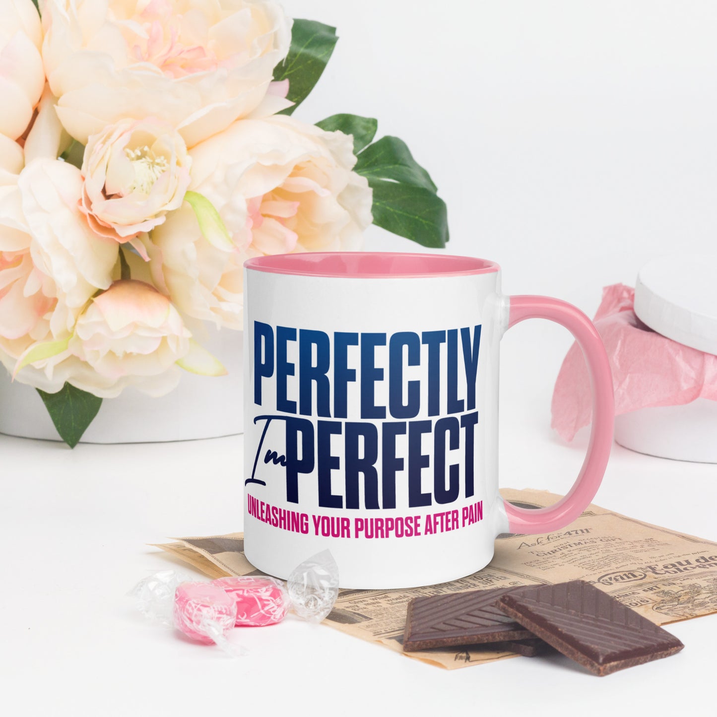 Perfectly Imperfect Mug with Color Inside